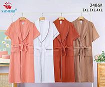 Халат Saimeiqi 2406 white Халат Saimeiqi 2406 white - делук
