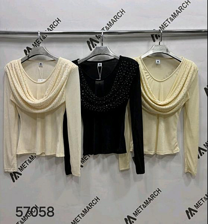 Свитер Met&March 57058 beige - делук