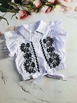 Блузка Moda School M122 white - делук