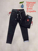 Джинсы Vanver B82155 black - делук