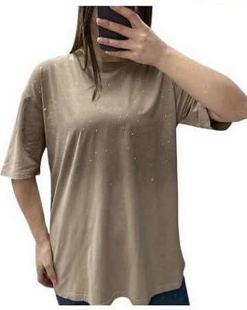 Футболка Elena&Vika 25106 beige - делук