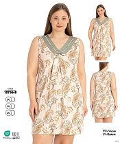 Ночнушка Cotpark 10756B beige - делук