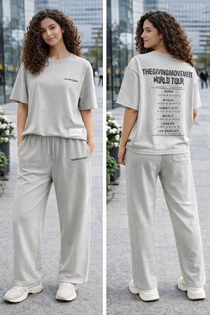 Костюм Спорт Major 7934 l.grey - делук