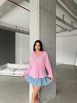 Рубашка New Season 8354 pink - делук