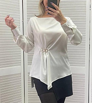 Блузка Nefertiti 1646 white - делук