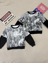 Свитер Yalisi 29006 grey-navy - делук