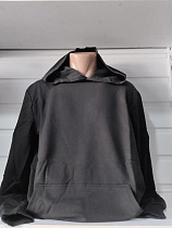 Худи Panda 1529 black - делук