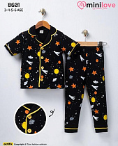 Пижама Meloria 8601 black - делук