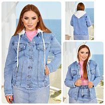Куртка Lady N 821 l.blue - делук