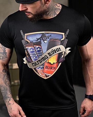 Футболка Madoka 956 black - делук
