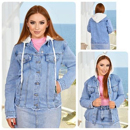 Куртка Lady N 821 l.blue - делук