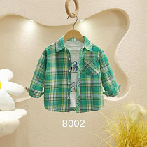 Рубашка Sunnytot 8002 green - делук