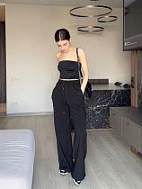 Штаны Спорт Arina 4236 black - делук