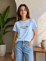 Футболка New Season F020 l.blue - делук