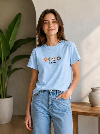 Футболка New Season F020 l.blue - делук