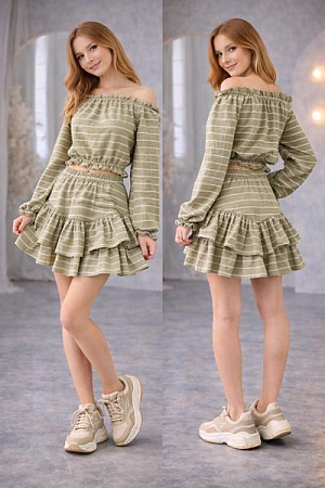 Костюм Karolina KR534 green - делук
