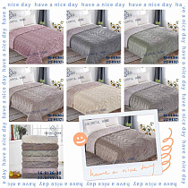 Покрывало велюрове mix 9136-30 - делук