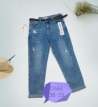 Джинсы Newjeans D586 l.blue - делук