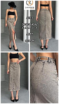 Юбка Maxim Jeans 2231-1 grey - делук