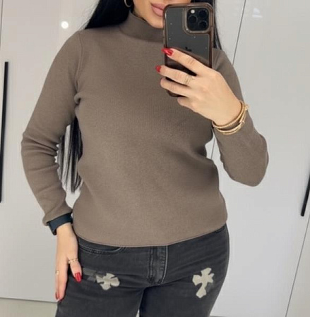 Свитер Lora LR766 d.grey - делук