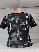 Футболка Panda 1820 black - делук