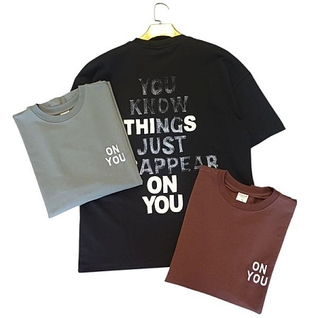 Футболка Moranny MR892 black - делук