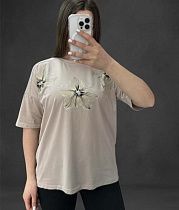 Футболка Levisha 25034 beige - делук