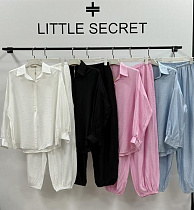 Костюм Little Secret 7859-10 black - делук
