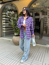 Рубашка Arina 2482 purple - делук