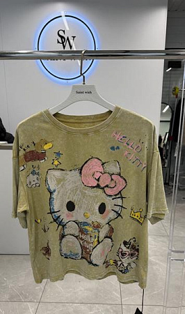 Футболка Saint Wish 3173 green - делук