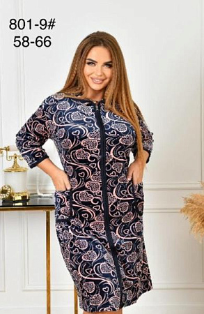 Халат Romeo Life RL801-9 navy - делук