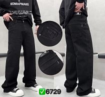 Джинсы God Baron 6729 black - делук