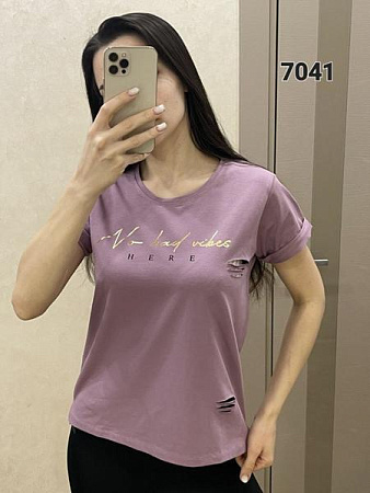 Футболка Fsn 7041 powder - делук