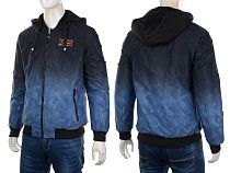 Куртка No Brand 2222 black-blue - делук