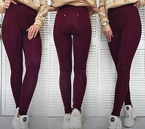 Лосины Sport Style 731 wine - делук