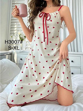 Ночнушка Brilliant H3007 white - делук