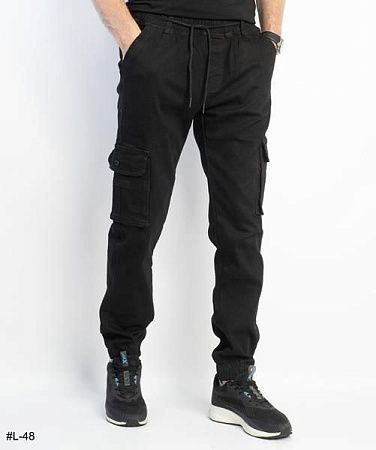 Джоггеры Basanjiu L48 grey - делук
