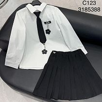 Рубашка Delfinka C123 white - делук
