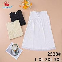 Ночнушка Saimeiqi 2528 white - делук
