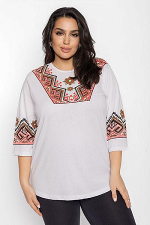 Вышиванка Global GL156 white - делук