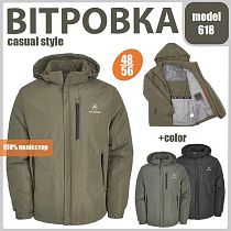 Ветровка Vanda 618 black - делук