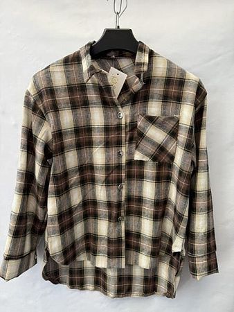 Рубашка Namik NM173 brown - делук