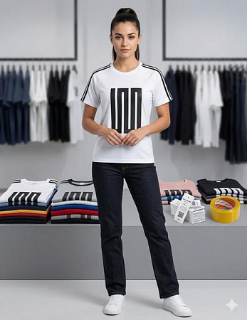 Футболка Newe 2229 white - делук