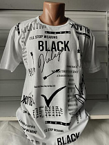 Футболка Panda 1586 white - делук