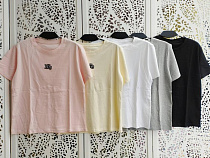 Футболка Lora LR1296 black - делук