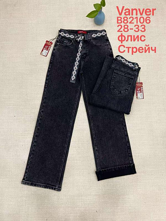 Джинсы Vanver B82106 black - делук