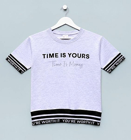 Футболка Dino DN403 l.grey - делук