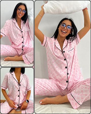 Пижама Victoria Brand VB3 pink - делук