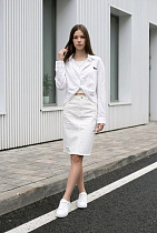 Рубашка Kosta 1103 white - делук