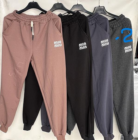 Штаны Спорт Tran TR592-2 grey - делук